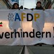 The far-right AfD party have met opposition in Erfurt but its influence is increasing