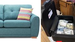 'Lucky' man buys sofa, finds $43 170 (GSH 243k) hidden inside after getting home