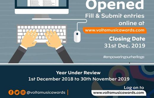 Volta Music Awards 2020 launched; nominations open