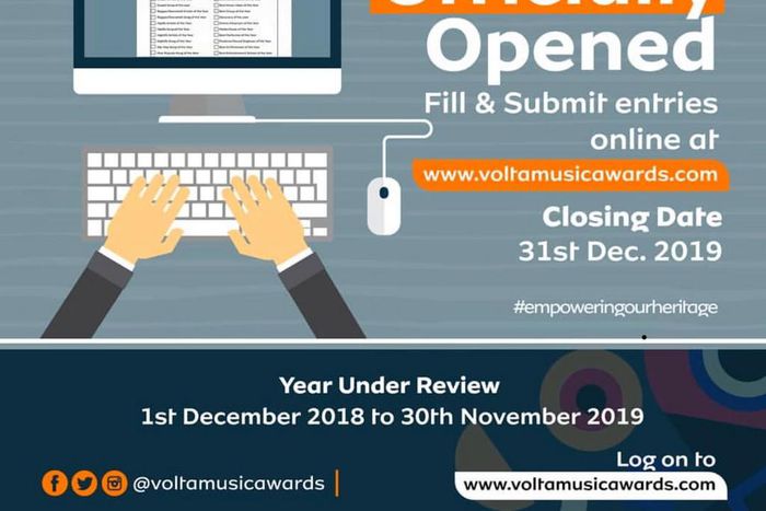 Volta Music Awards 2020 launched; nominations open