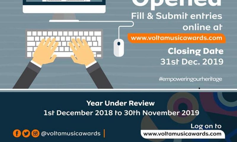 Volta Music Awards 2020 launched; nominations open