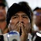 Bolivia's ex-president Evo Morales is pictured in Argentina at his party's selection of its lineup for the next elections in La Paz