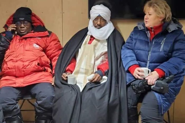 Photos of President Akufo Addo dressed in winter apparel while in Norway leave Ghanaians in stitches