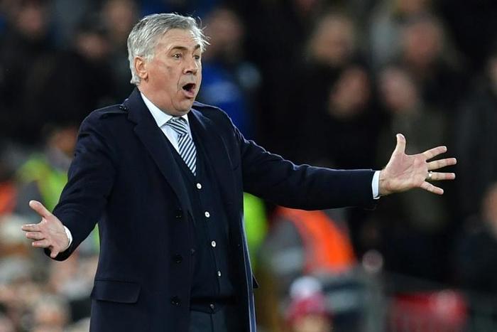 Everton manager Carlo Ancelotti was furious with his side's loss at Liverpool