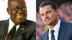 Akufo Addo and Leonardo DiCarprio