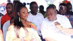 Akua GMB with husband Dr Kwaku Oteng