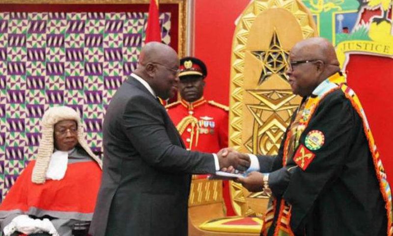 Nana Addo meets leadership of Parliament
