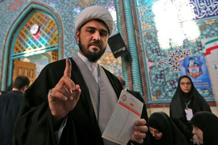 Organisers extended polling hours until midnight to allow as many Iranians as possible to vote in a parliamentary election billed by the authorities as a show of unity against the US