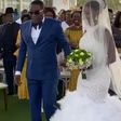 Dr. Osei Kwame Despite and beautiful bride