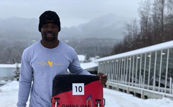 Ghana's Skeleton Olympian Akwasi Frimpong Captures First Top 10 Finish