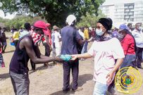 Ghana's government helping the vulnerable with free good during the lockdown