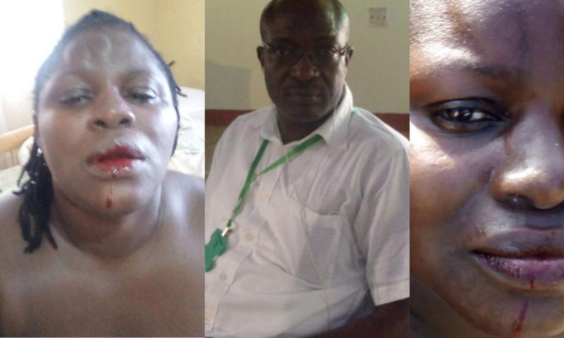 Fred Chidi beats wife