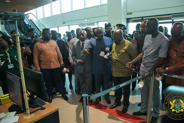 President Akufo-Addo at Kotoka International Airport
