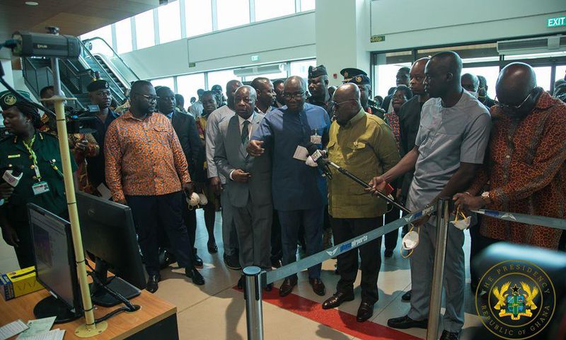 President Akufo-Addo at Kotoka International Airport
