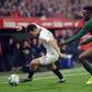 Sevilla's Spanish forward Munir El Haddadi (L) vies with Athletic Bilbao's Spanish forward Inaki Williams in this file image from January 3, 2020; La Liga and the Spanish Football Federation are yet to comment