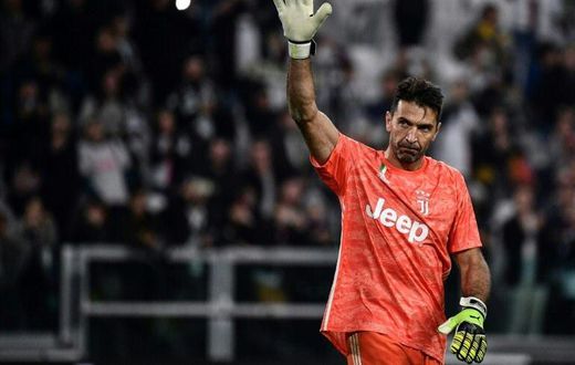 Mistakes: Juventus goalkeeper Gianluigi Buffon made his 645th Serie A appearance