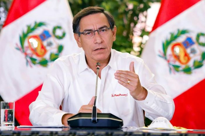 Peruvian President Martin Vizcarra said the new measure aims to reduce by half the number of people circulating in public at any one time