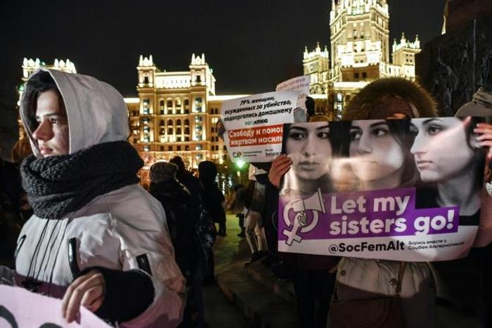 Russian sisters Krestina, Angelina and Maria Khachaturyan stabbed their father Mikhail to death in July, 2018 after suffering years of beatings and sexual assault