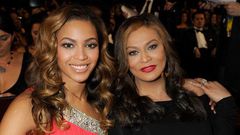 Beyonce with her mother Tina Knowles