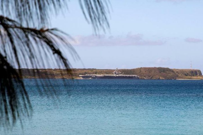 The aircraft carrier USS Theodore Roosevelt has been docked in Guam since its former captain blew the whistle on the coronavirus outbreak onboard