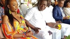 Akua Amoakowaa and husband Dr Kwaku Oteng