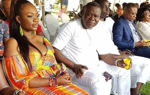 Akua Amoakowaa and husband Dr Kwaku Oteng