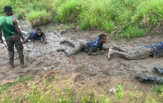 Photos: Customs Officers receive training from Armed Forces on counter insurgency