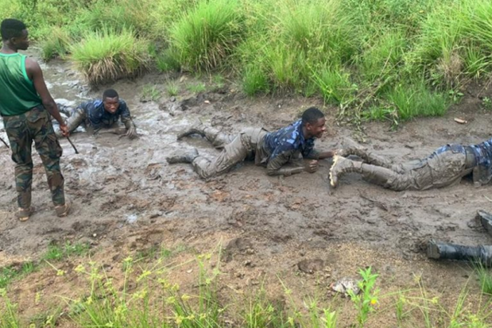 Photos: Customs Officers receive training from Armed Forces on counter insurgency