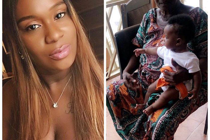 Bibi Bright and her late mom