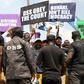 People demonstrate to demand the release of opposition activist Omoyele Sowore in November 2019 in Abuja