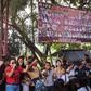 Relatives of the 58 people slain in the country's worst political massacre, visit the site of the killings took place in Ampatuan, Maguindanao province on the southern island of Mindanao