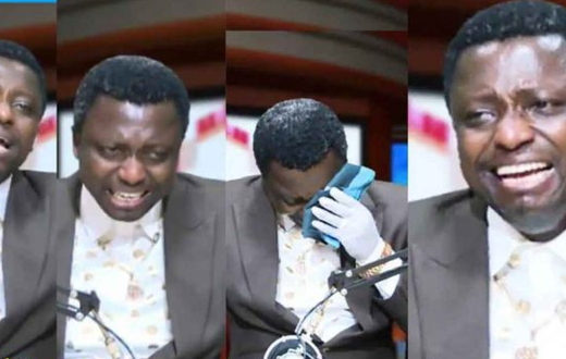 “How are we going to eat?” – Opambour cries on TV as lockdown blocks church’s income (video)
