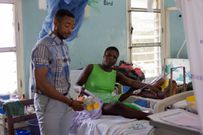 Lance Corporal Agbeko donates to patients at Korle-Bu hospital