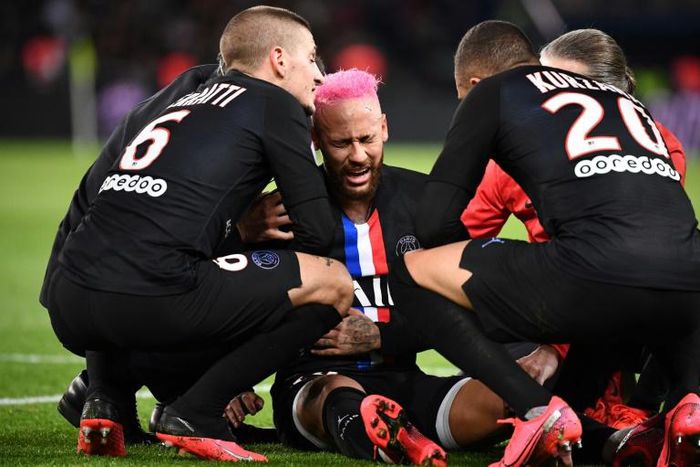 Neymar scored 15 goals in 18 matches this season before injuring his rib earlier this month