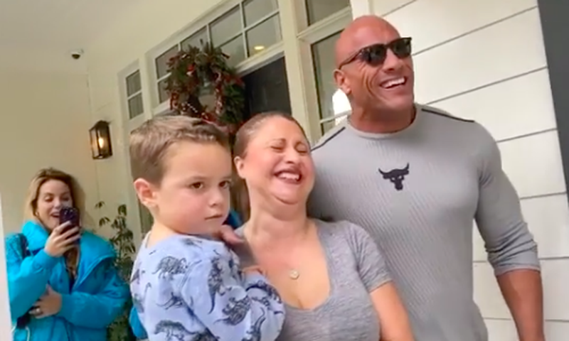 The Rock Buys Sister-in-Law New Car for Xmas