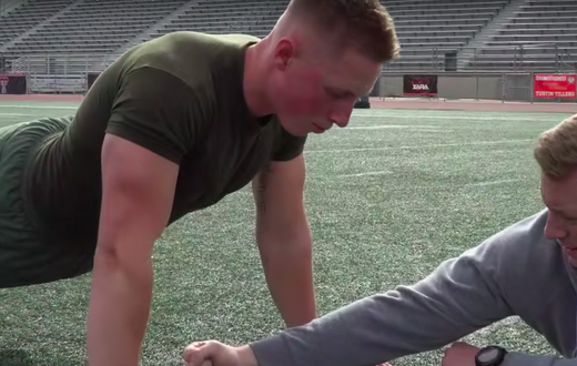 US Marine Takes on Navy SEALs Physical Test