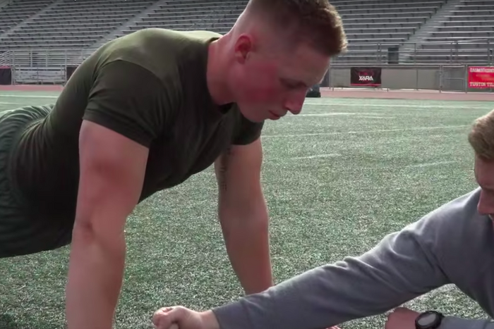 US Marine Takes on Navy SEALs Physical Test