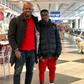 Anim Cudjoe and his manager Anm Addo