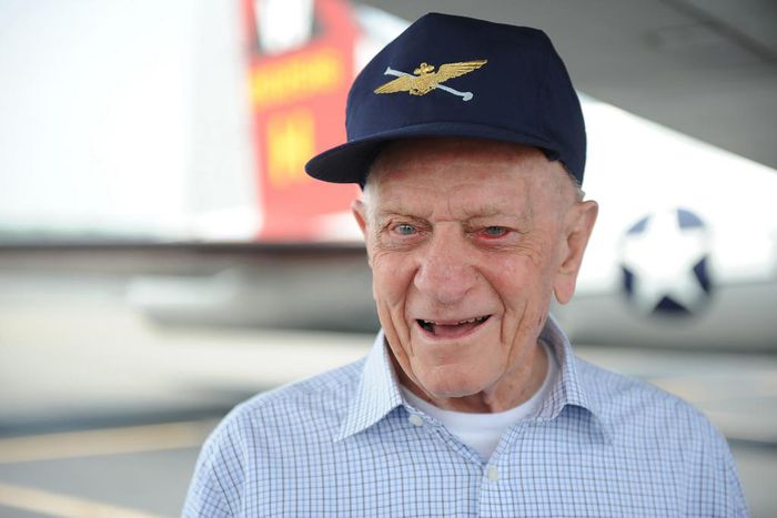 Edward Feightner, Test Pilot and World War II Ace, Dies at 100