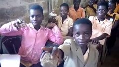 Pupils learn ICT with stones (File photo)