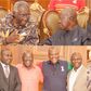 Otumfuo hangs out with Kufuor, Ibrahim Mahama and Sam Jonah