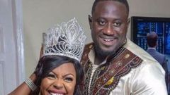 Afia Schwarzenegger with husband Lawrence Abrokwa