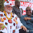 Rawlings and Mahama all smiles