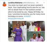 “You stole my heart and I’ve never wanted it back” – Lordina’s ‘killer’ birthday message to Mahama