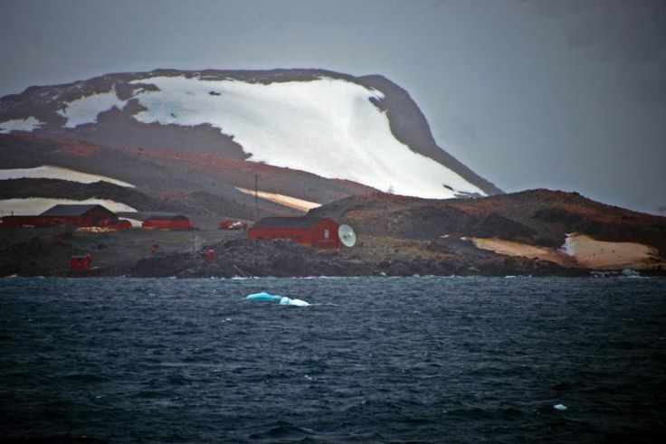 At Argentina's Esperanza military base, pictured in March 2014, temperatures reached the highest on record