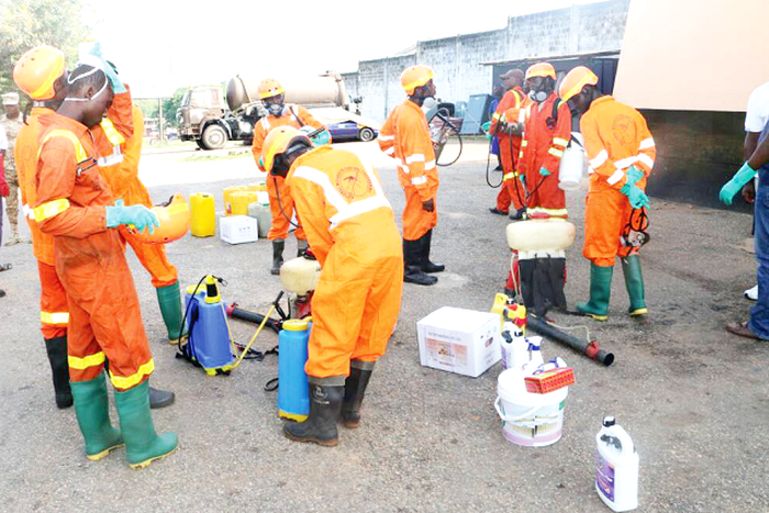 Coronavirus: 1,300 sprayers deployed to disinfect markets in Accra today
