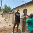 Dumelo assisting community water project