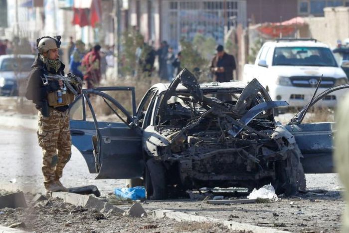 As uncertainty surrounded the success of a prisoner swap between the Taliban and Afghan authorities, at least seven people were killed in a suicide bom attack in the capital