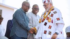 John Mahama and Jerry John Rawlings