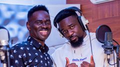 Yaw Sarpong and Sarkodie in the studio